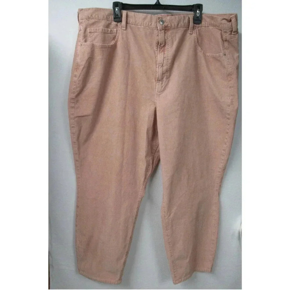 American Eagle Outfitters Pink Corduroy Super Stretch Jeans Size 24 Short - Picture 2 of 6